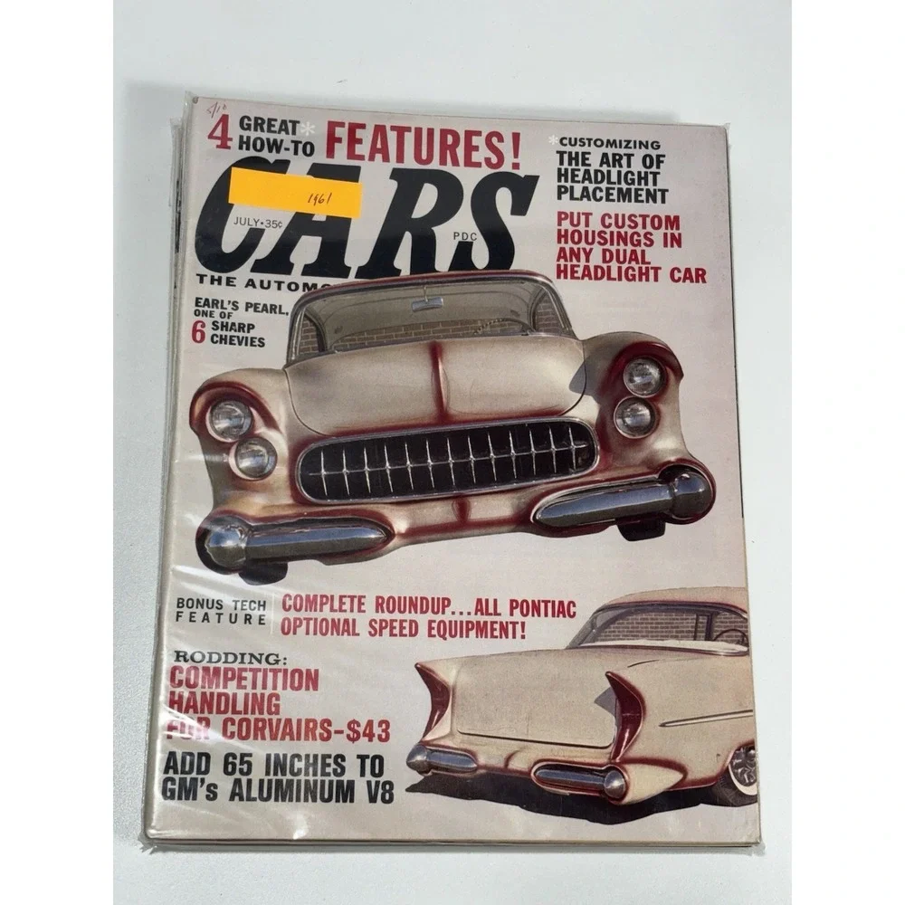 5 Lot Hi-Performance Cars Magazine Drag Racing‎ Muscle 1950's-1960's